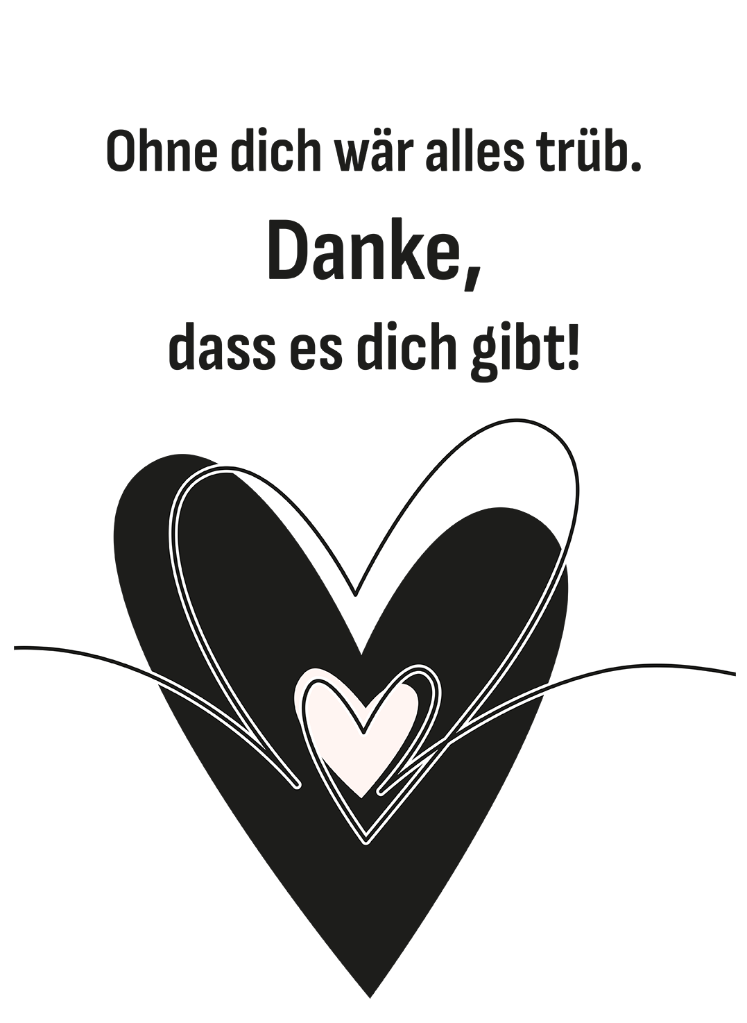 proWIN KRISTALL - Danke Doppelherz