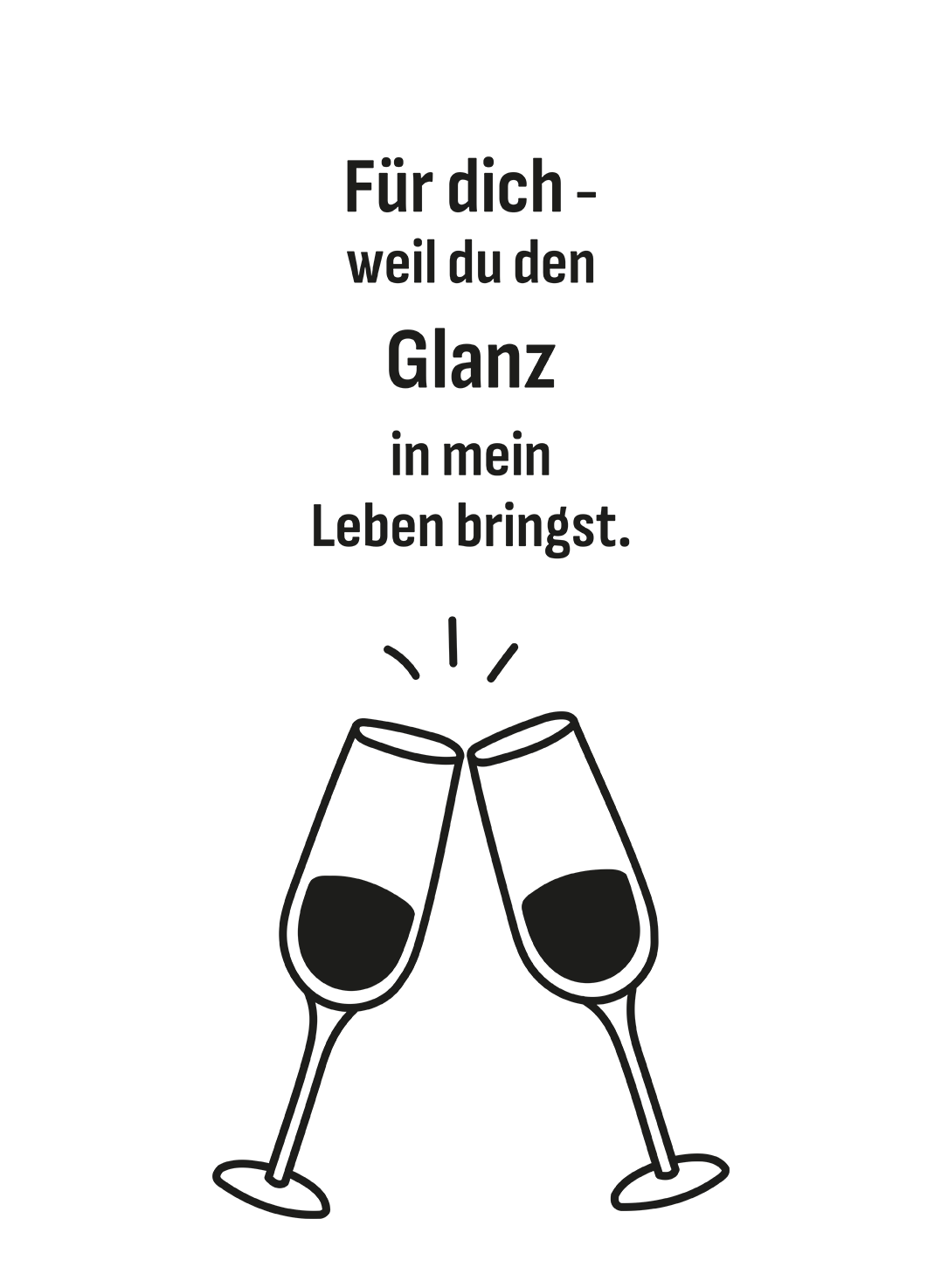 proWIN KRISTALL - Danke Gläser