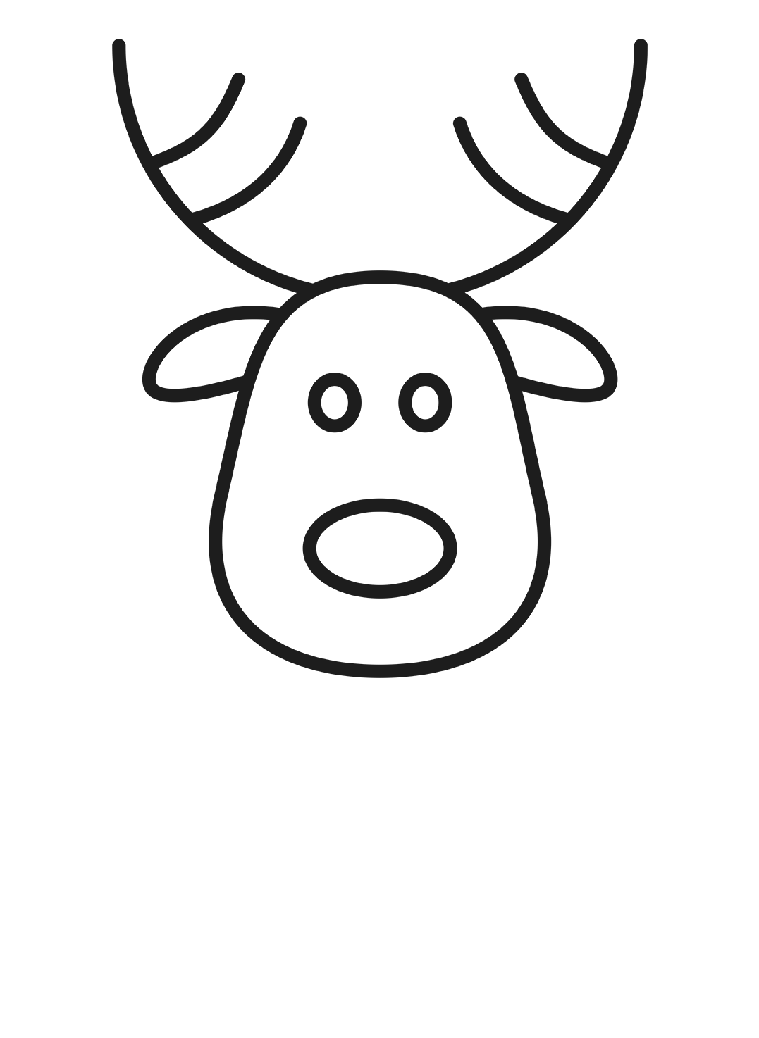 proWIN KRISTALL - Weihnachten Rudolph