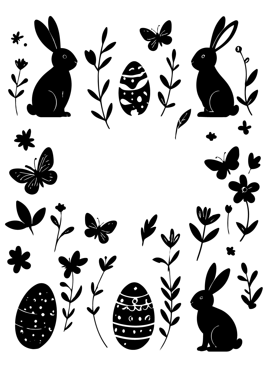 proWIN KRISTALL - "Ostereier und Blumen"